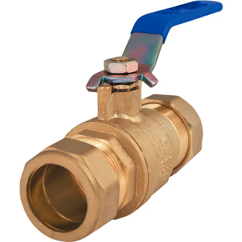 Legend Valve® T-2009NL Full Port Compression Ball Valve, No Lead Brass, 1/2" Comp x 1/2" Comp