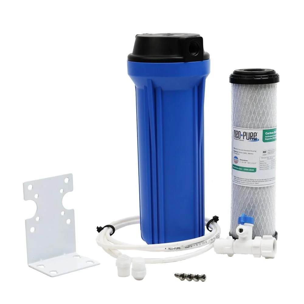 Neo-Pure 10" Carbon Block Undersink Drinking Water System — Chlorine Reduction