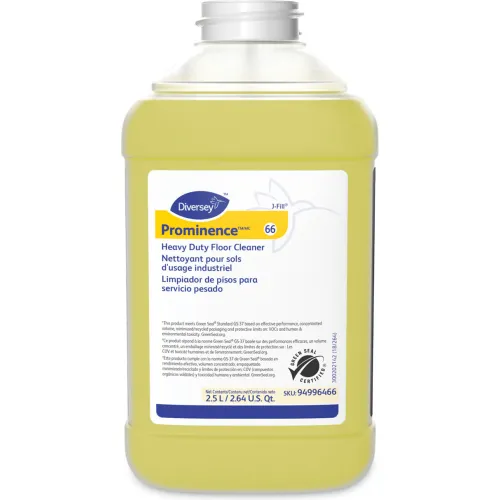 Diversey™ Prominence™ Heavy Duty Floor Cleaner, Citrus Scent, 84.5 oz. Bottle, 2/Case