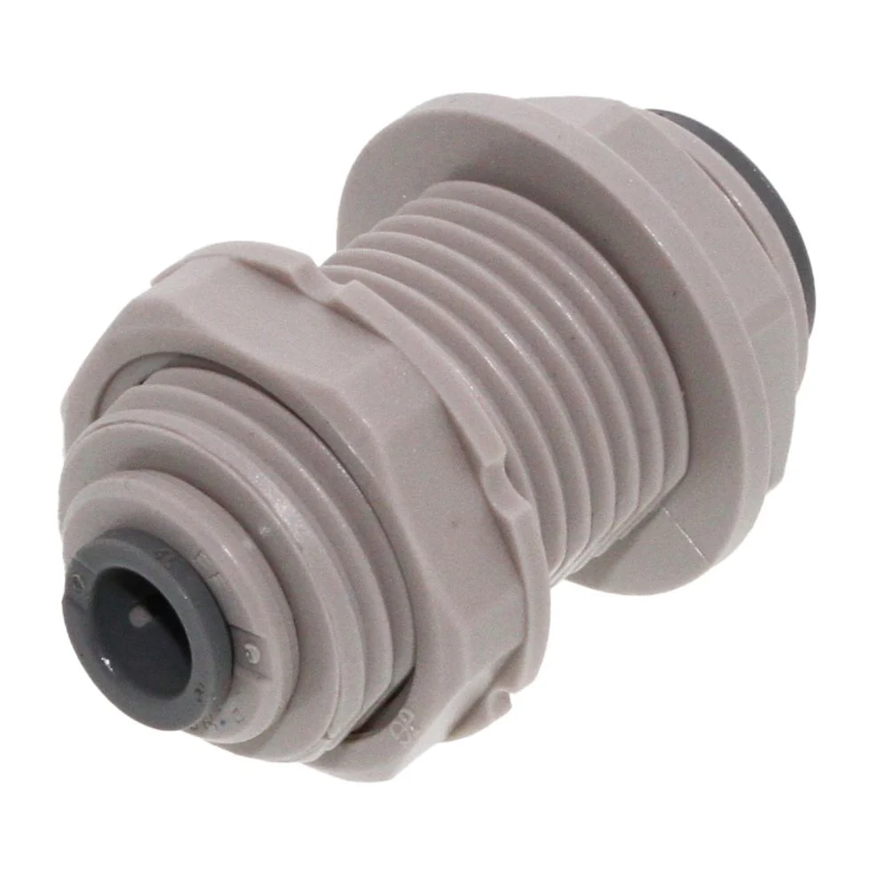 John Guest Bulkhead Union - 1/4 x 1/4 — Box of 200