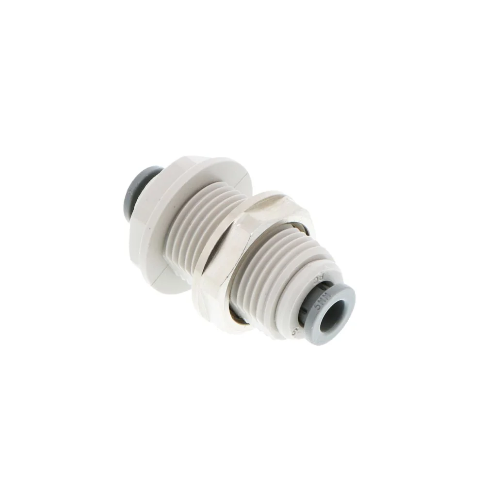 John Guest Bulkhead Union - 3/16 x 3/16 — Bag of 10