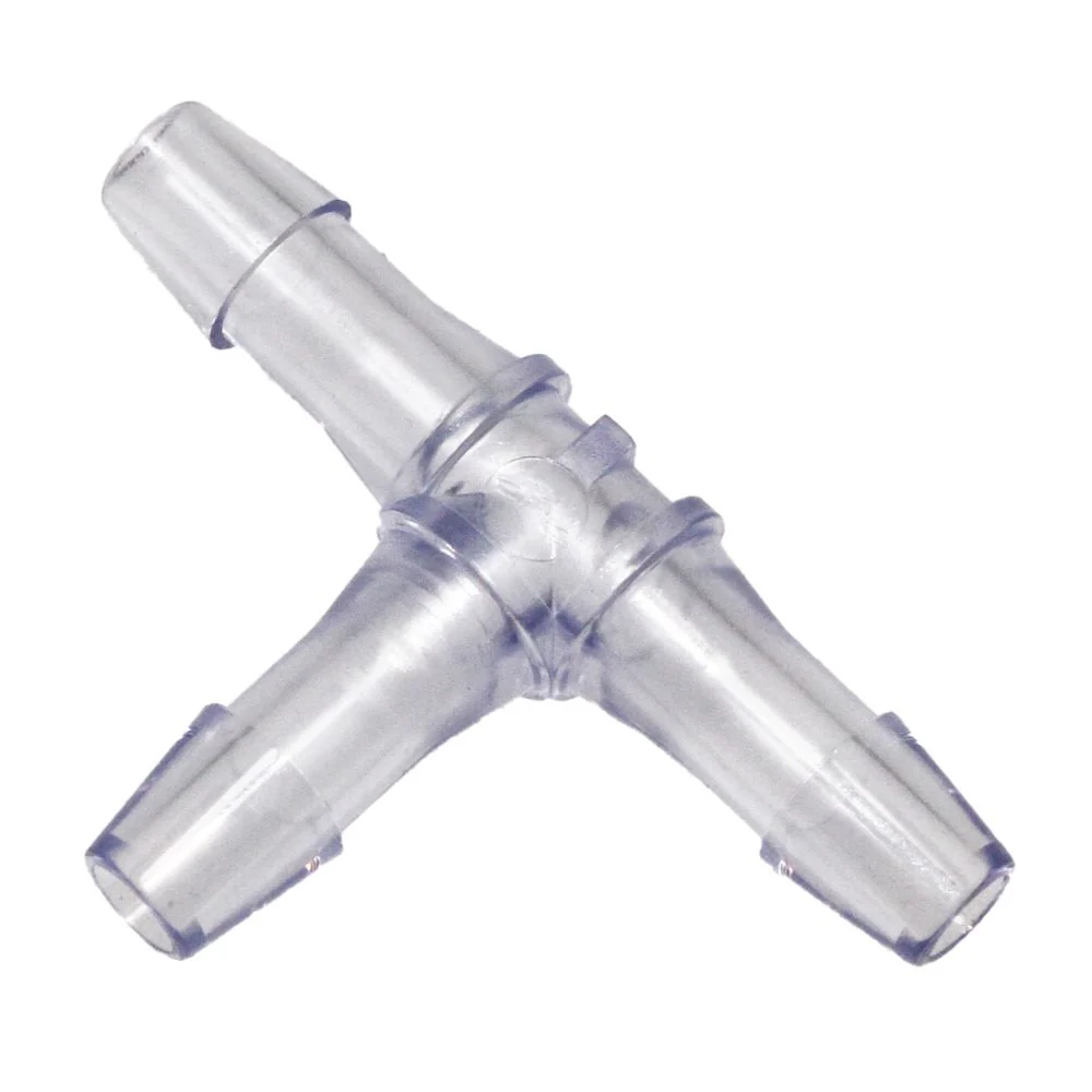 Colder HT2 Tee Fitting, 1/16 HB X 1/16 HB X 1/16 HB, Natural Polypropylene — Pack of 1000