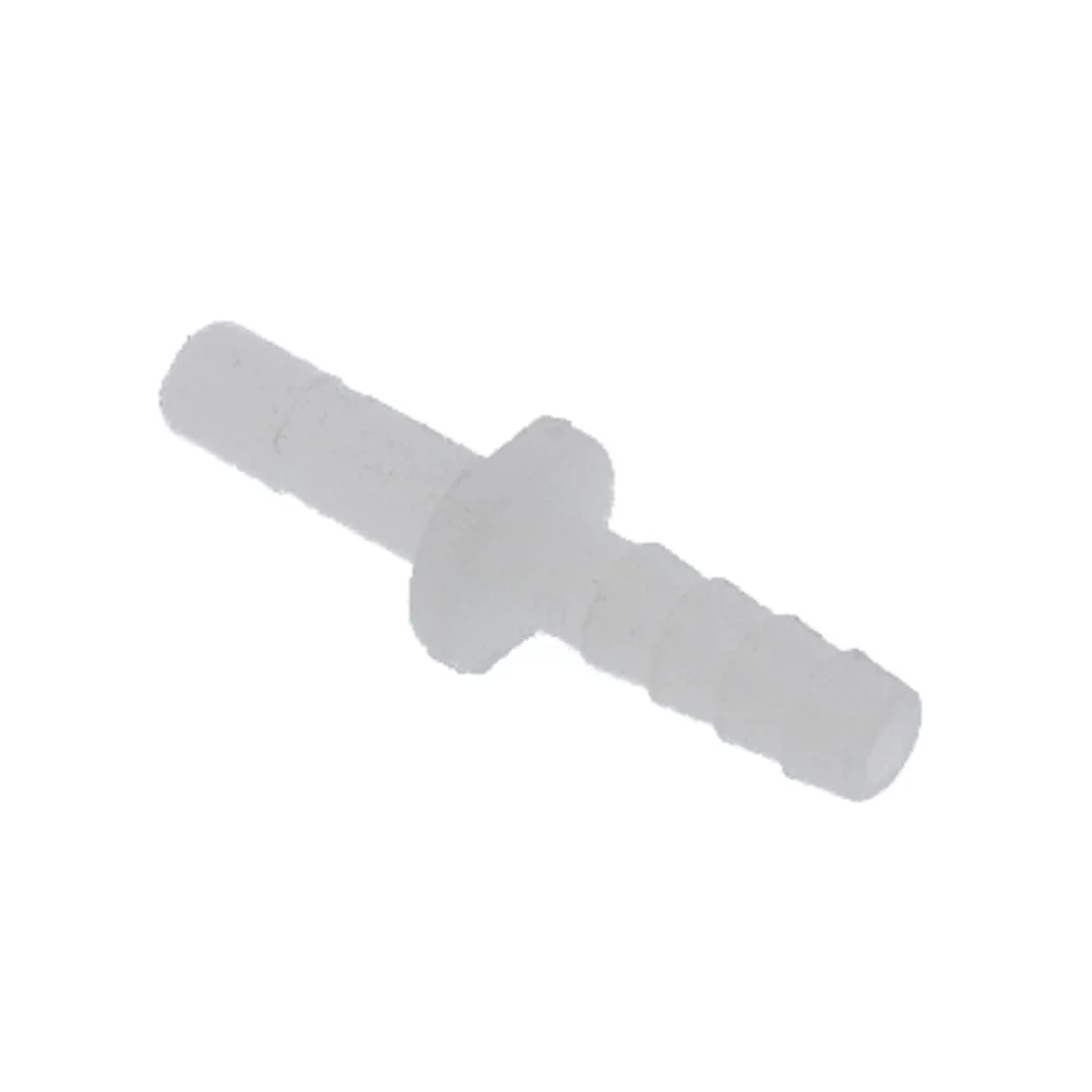 Kynar PVDF Tube Stem to Barb - 1/4 x 1/4 — 5-Pack