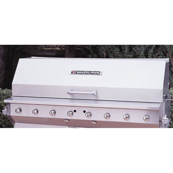 Bakers Pride 21841030 60" Stainless Steel Smoke and Roast Roll Top Hood
