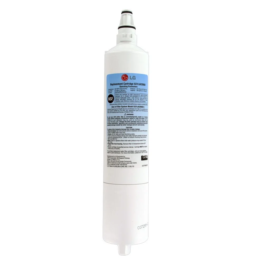 LG 5231JA2006B LT600P Refrigerator Filter CTO/Cysts/Lead — 3-Pack