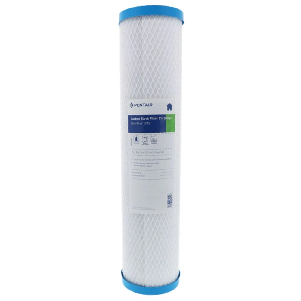 Pentek 355753-43 ChlorPlus-20BB Chloramine Reduction 1 mic Filter — 4-Pack