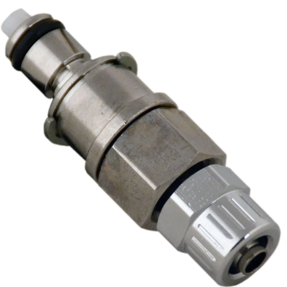 Multi-Mount Valved PTF Coupling Insert - 1/4 PTF Chrome — Pack of 100