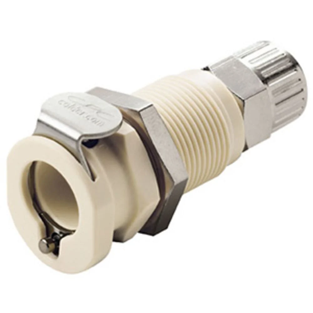 PLC1200612 Non-Valved Panel Mount Coupling Body 3/8 PTF — Bag of 25