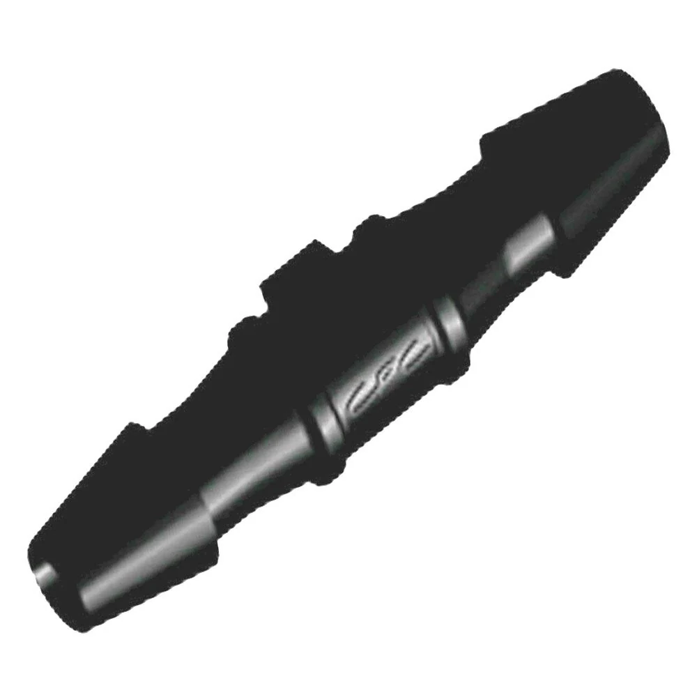 FitQuik Nylon Tube to Tube Straight Fitting Black - 3/32" ID Barb x 3/32" ID Barb — Single