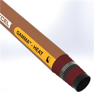 GHE15S1-4.0-200N by Texcel | GAMMA™-HEAT Series | Hot Air Blower Hose | 4" Hose ID | 150 PSI | 29 in/Hg Vacuum Rated | Black — Exact Length (FT)