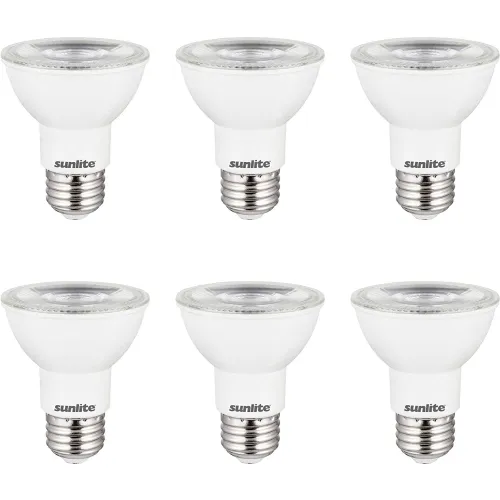 Sunlite® LED PAR20 Spotlight Bulb, E26 Base, 8W, 500 Lumens, 2700K, Warm White, Pack of 6