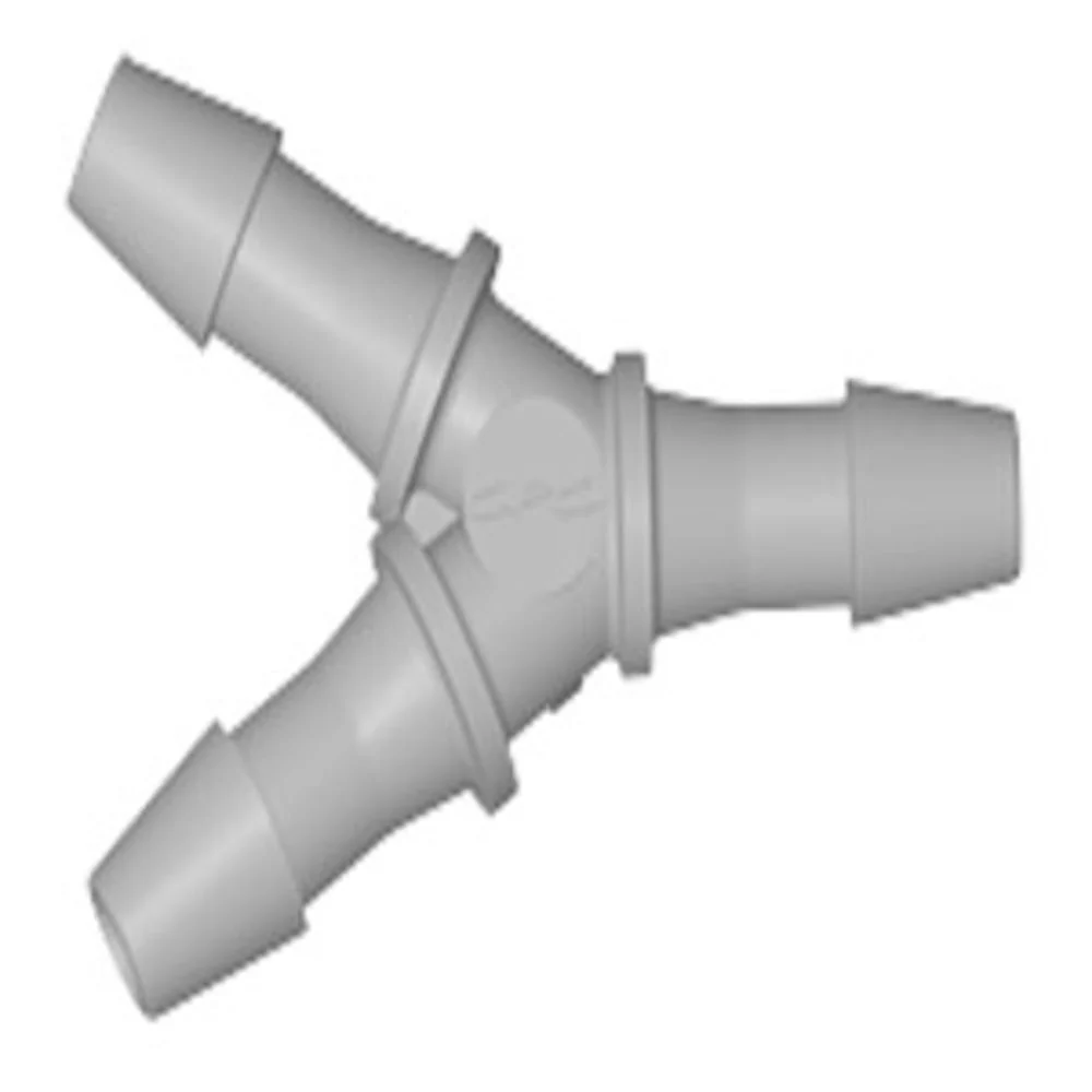 HY5 Y Fitting Natural Polypropylene 5/32 HB X 5/32 HB X 5/32 HB — Pack of 1000