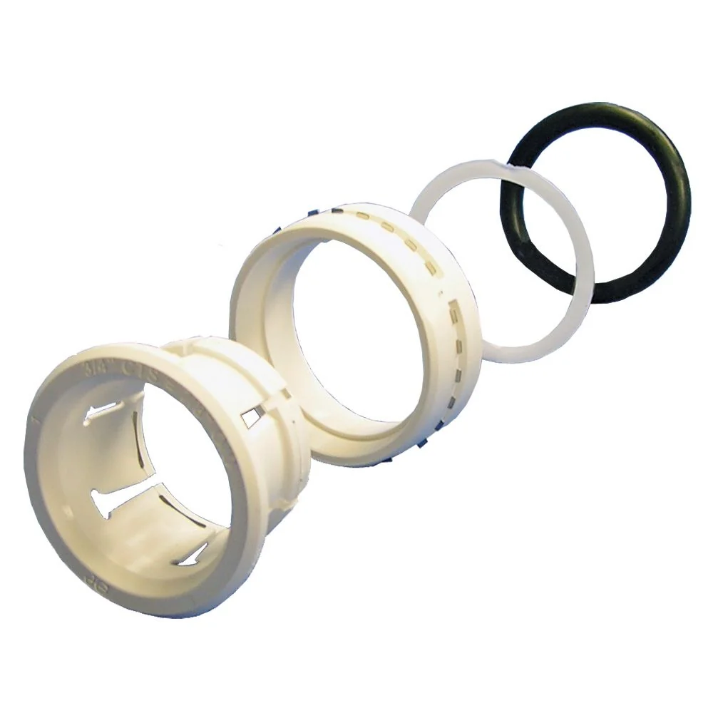 John Guest Plastic Half Cartridge - 1/2 CTS Gray Single EPDM O-ring