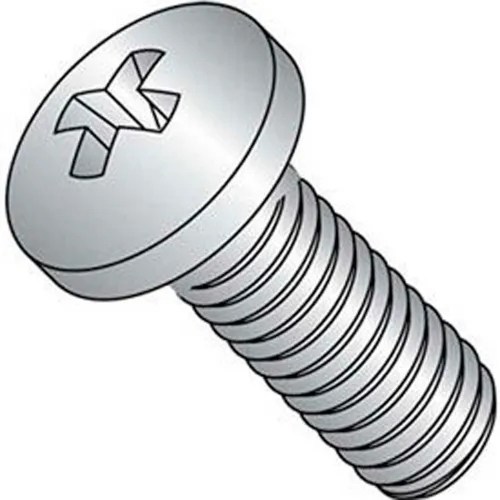M5 x 0.8 x 16mm - Machine Screw - Phillips Pan Head - 304 Stainless Steel - DIN 7985 - Pkg of 100