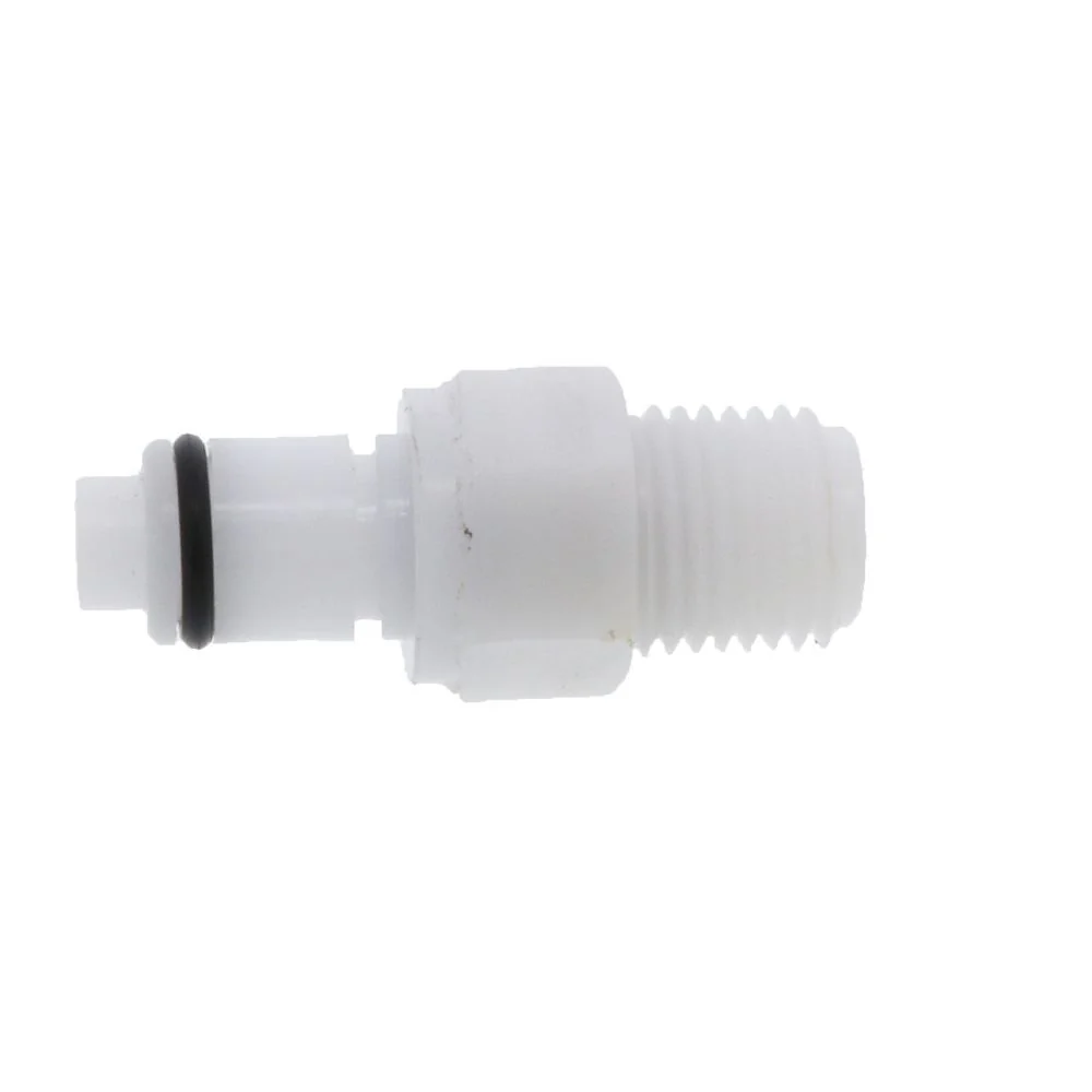 PLCD24004V Valved Male Thread Coupling Insert 1/4 NPT Viton O-ring — Single