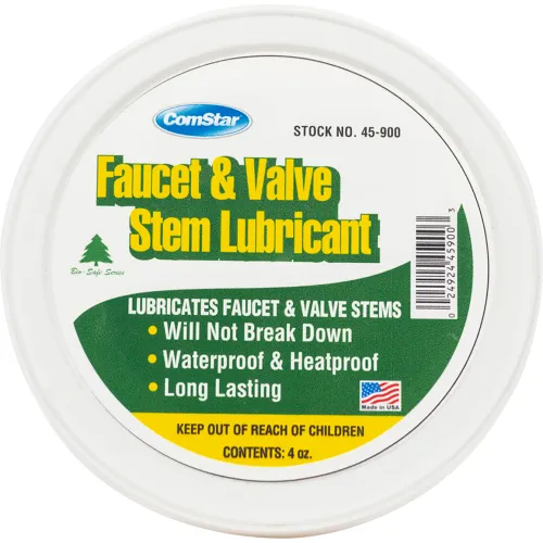 ComStar® 4 Oz. Faucet & Valve Stem Lubricant, Waterproof & Heatproof - Pkg Qty 12