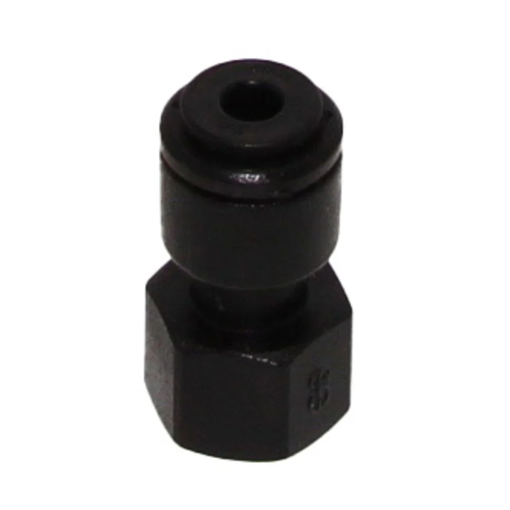 John Guest Female Adaptor BLACK ACETAL - 4mm x 1/8 BSP — Single