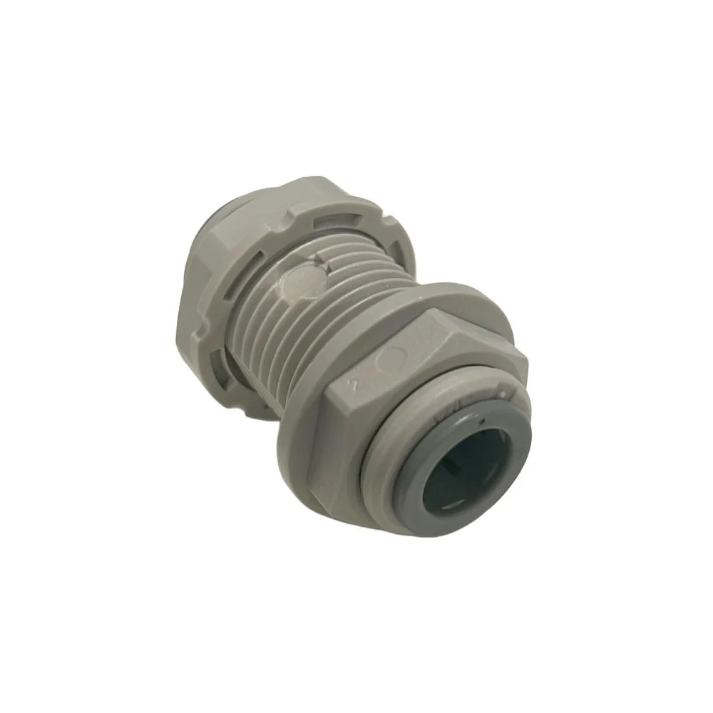 John Guest Bulkhead Union - 3/8 x 3/8 — Bag of 10