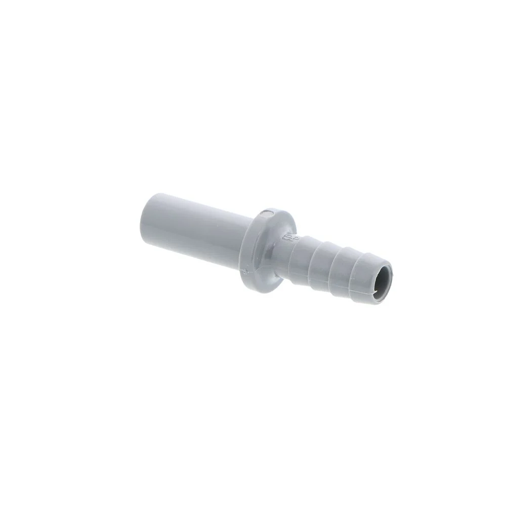 John Guest Stem Barb Connector - 3/8 OD Stem x 5/16 ID Barb — Bag of 10