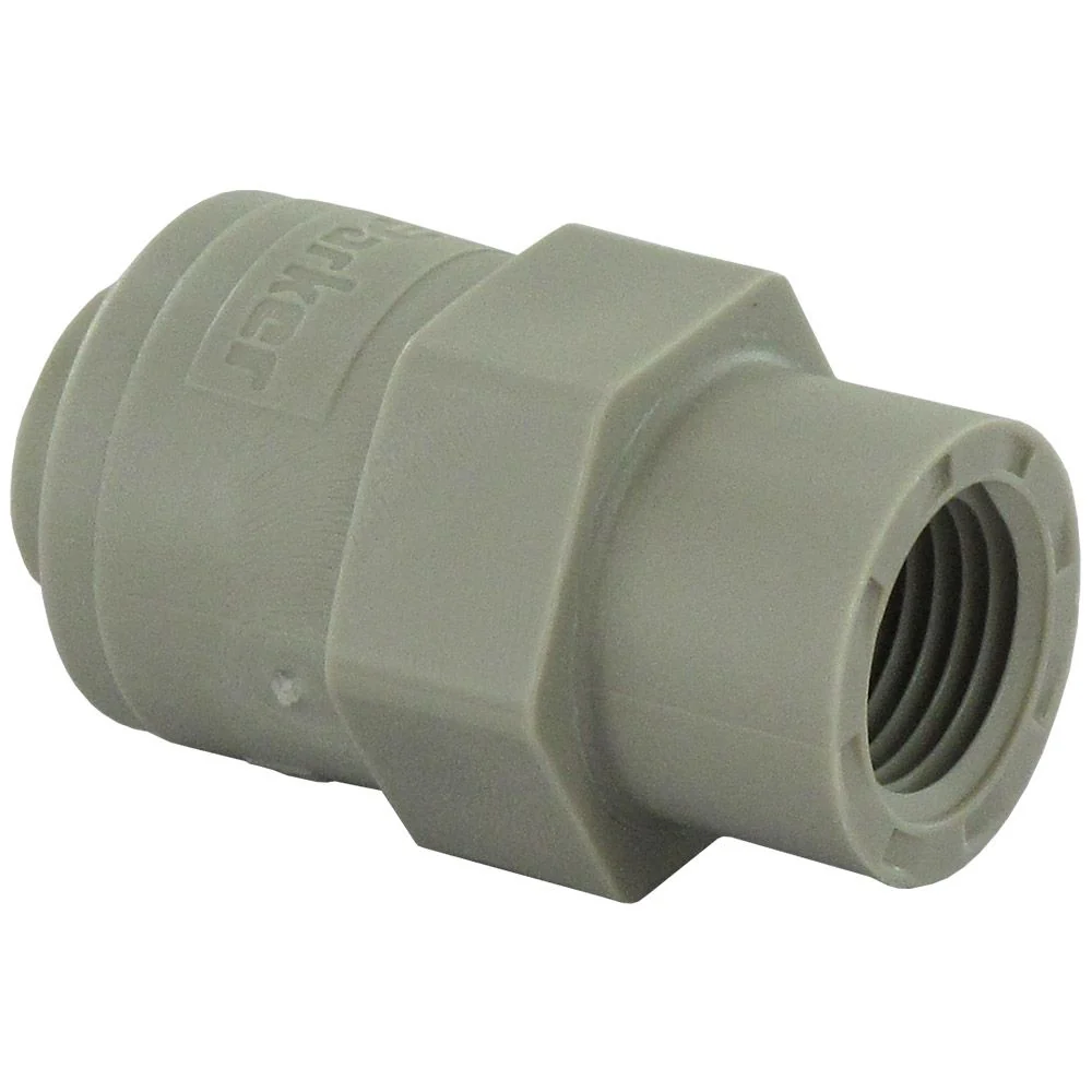 Parker A4FC2-MG TrueSeal Acetal Female Connector 1/4" QC x 1/8" FNPT — Box of 25