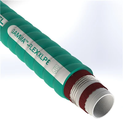 GXL20F1-2.5-200 by Texcel | GAMMA™-FLEX XLPE Series | Cross-Linked Polyethylene Chemical Hose | 2-1/2" Hose ID | 200 PSI | Green — Exact Length (FT)