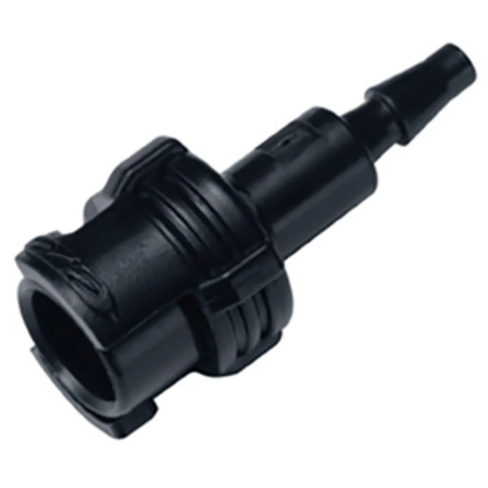 SMFDM3MBLK Valved Inline Hose Barb Black Coupling Body 3mm ID Barb — Pack of 500