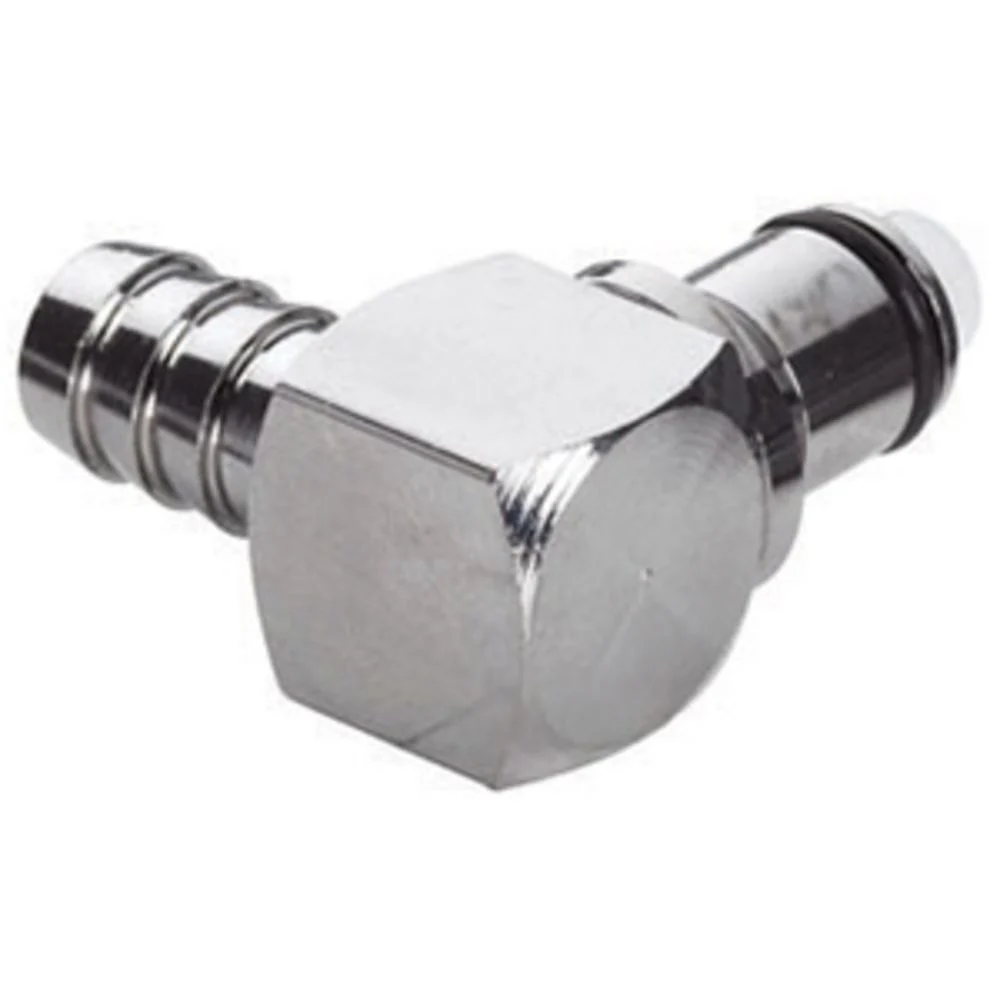 71300 NSF Valved Elbow Hose Barb Coupling Insert 3/8 ID Barb — Bag of 10