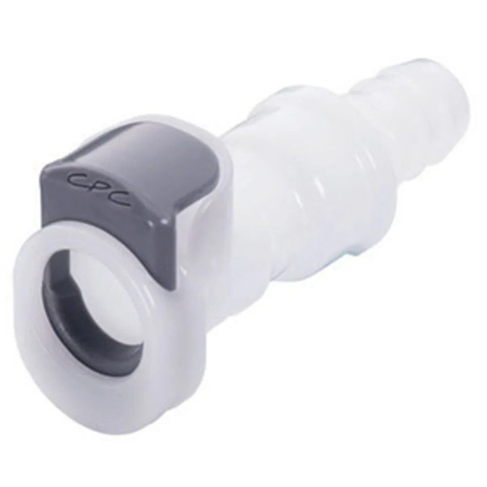APC17006SH In-Line Hose Barb Coupling Body with Shroud 3/8 ID Barb — Pack of 250