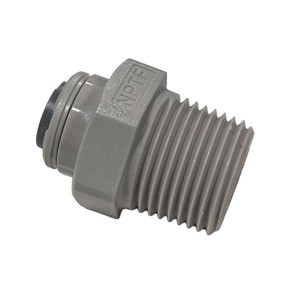 John Guest Male Connector NPTF - 1/4 x 3/8 NPTF — Box of 300