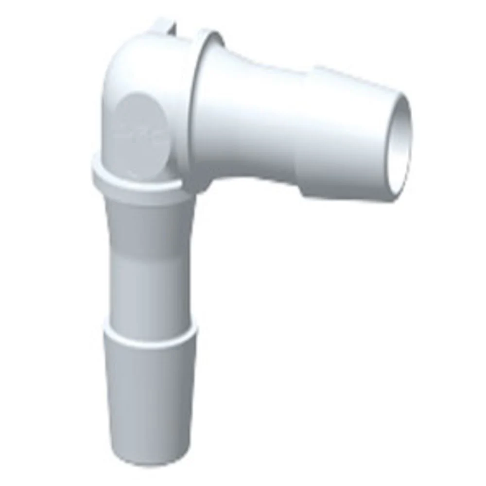 HE370 Elbow Fitting Natural PVDF 3/32 HB x 3/32 — Single