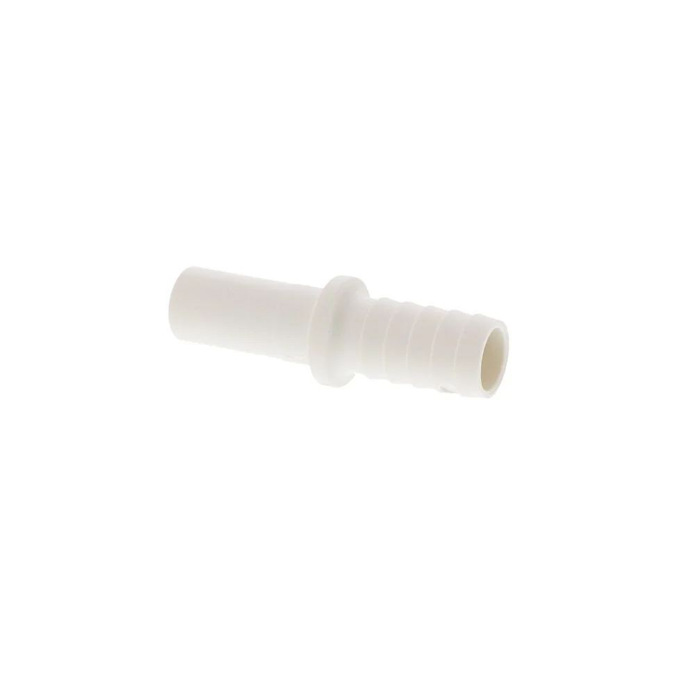 John Guest Stem Polypro Tube to Hose Stem Connector - 1/2 OD Stem x 1/2 ID Barb — Box of 250