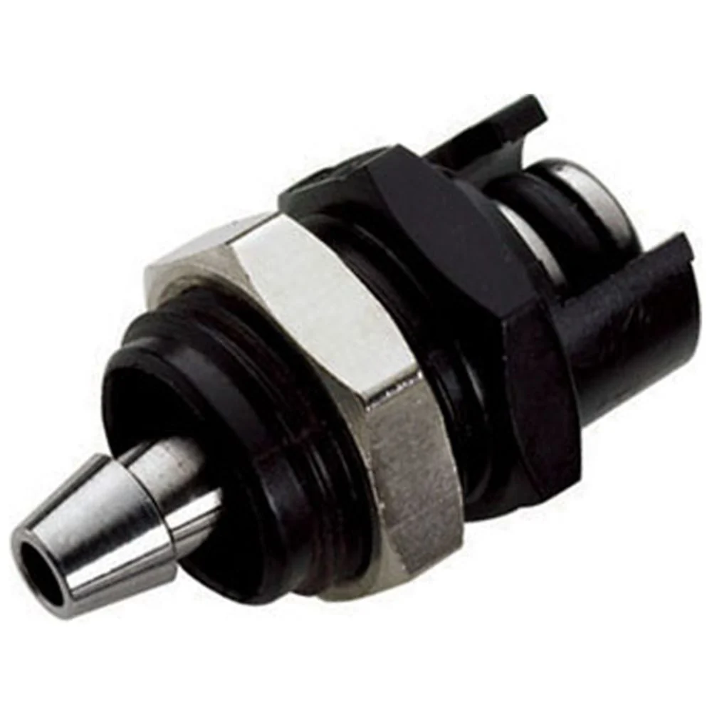 SMMPM02CBBLK Non-Valved Inline Coupling Insert 1/8 Hose Barb — Bag of 50