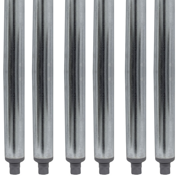 Advance Tabco TA-16-6 34 1/2" Galvanized Steel Legs - 6/Case