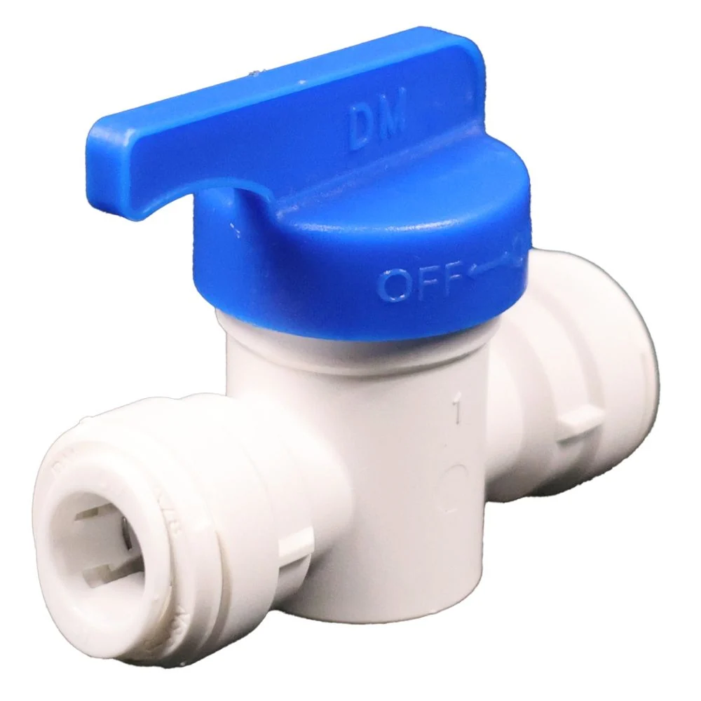 NeoFit - Shut-Off Valve Polypropylene - 1/2" x 1/2" Quick Connect — Bulk Pack of 250