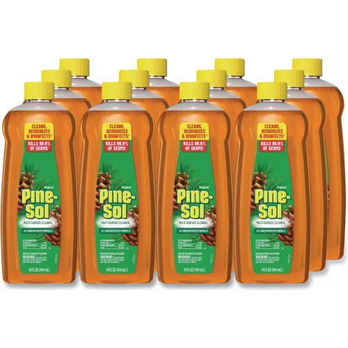 Pine-Sol® Multi-Surface Cleaner Disinfectant Concentrated, Pine Scent, 14 oz. Bottle, 12/Case