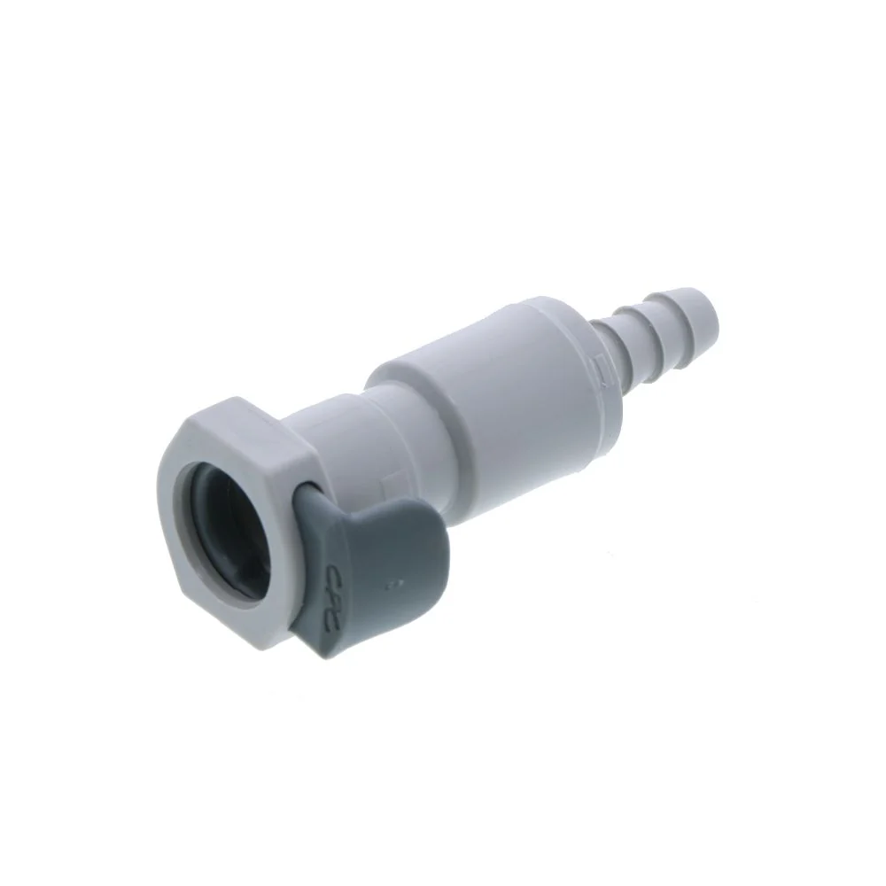 EFCD17412 Valved Inline Coupling Body 1/4 ID Barb — Pack of 250