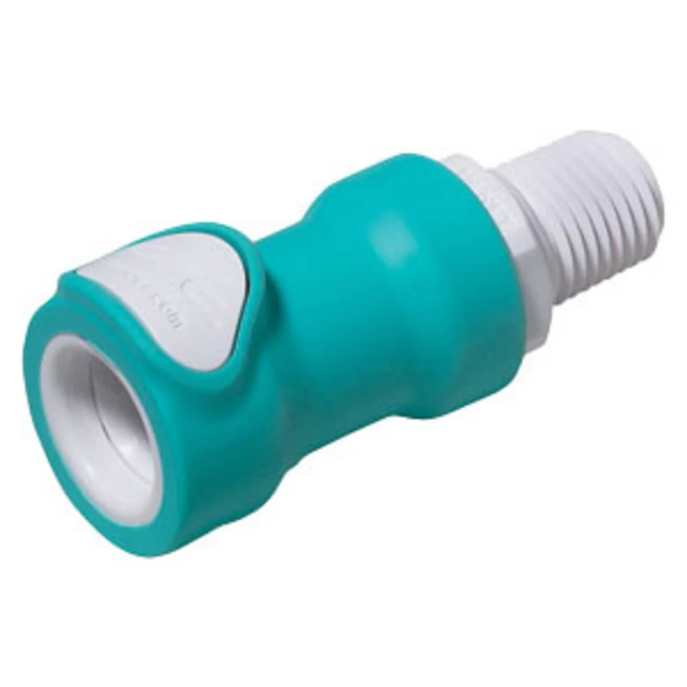 NS4D10004BSPT06 ABS Valved Male Thread Coupling Body 1/4 BSPT — Pack of 250
