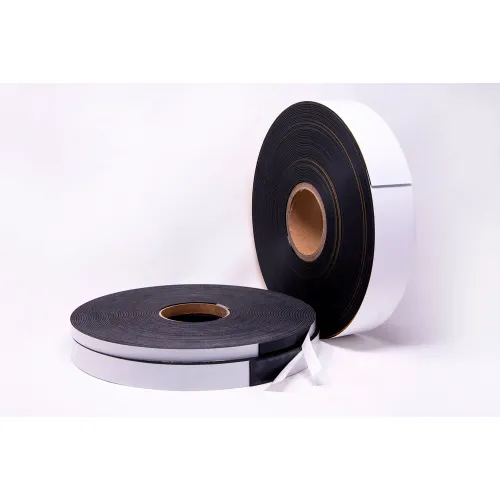 Aigner Self Adhesive Magnetic Roll Stock, 50'L x 4"H x 0.06" Thick, Black