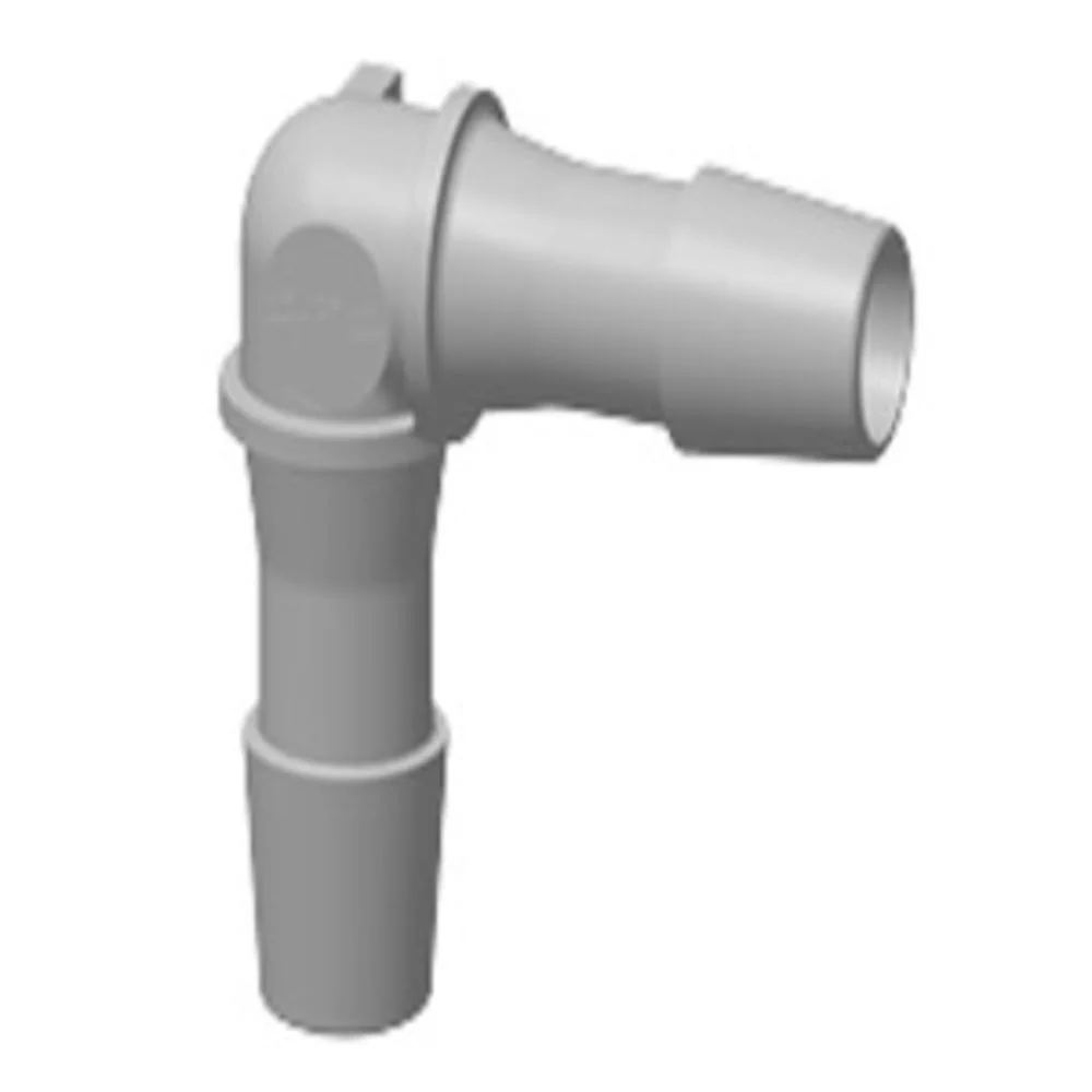 HE12 Elbow Fitting Natural Polypropylene 3/8 HB X 3/8 HB — Pack of 1000