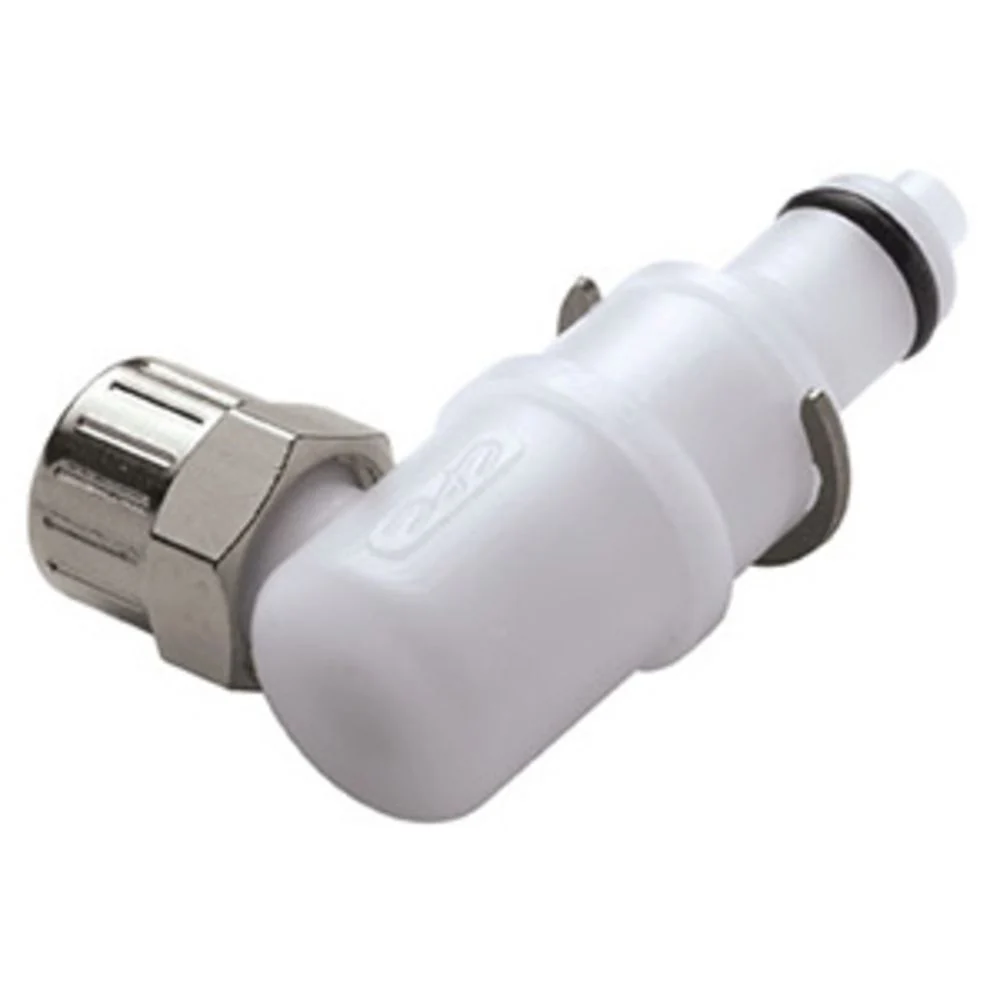 Multi-Mount Non-Valved Elbow PTF Coupling Insert - 1/4 PTF Chrome — Pack of 100