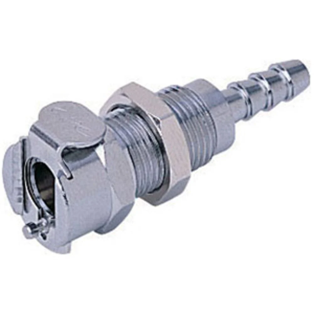 MC1603 Panel Mount Hose Barb Coupling Body 3/16 ID Barb — Pack of 100