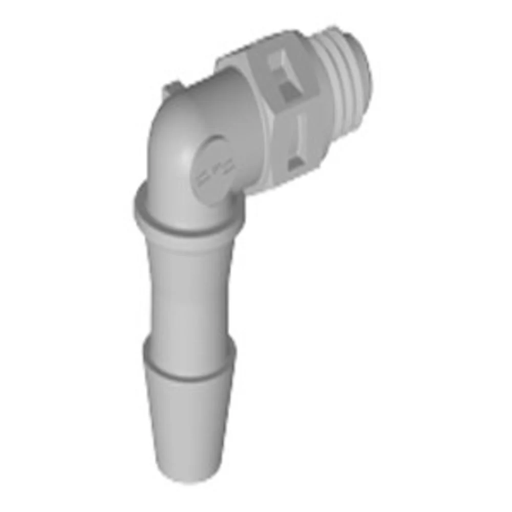 ME5 Elbow Fitting Natural Polypropylene Tapered 10-32 X 5/32 HB — Pack of 1000