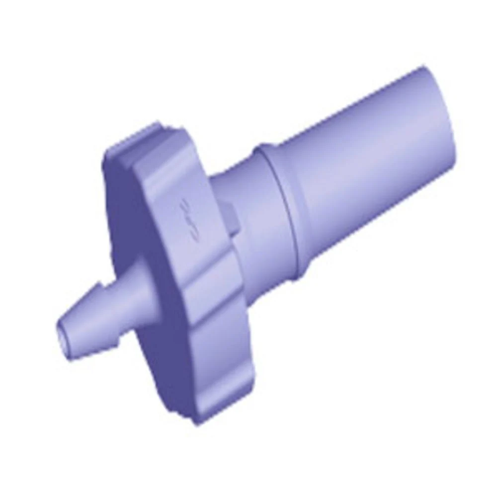 SLM2191 Luer Fitting Purple Tint Polycarbonate Male Slip luer X 1/16 HB — Single