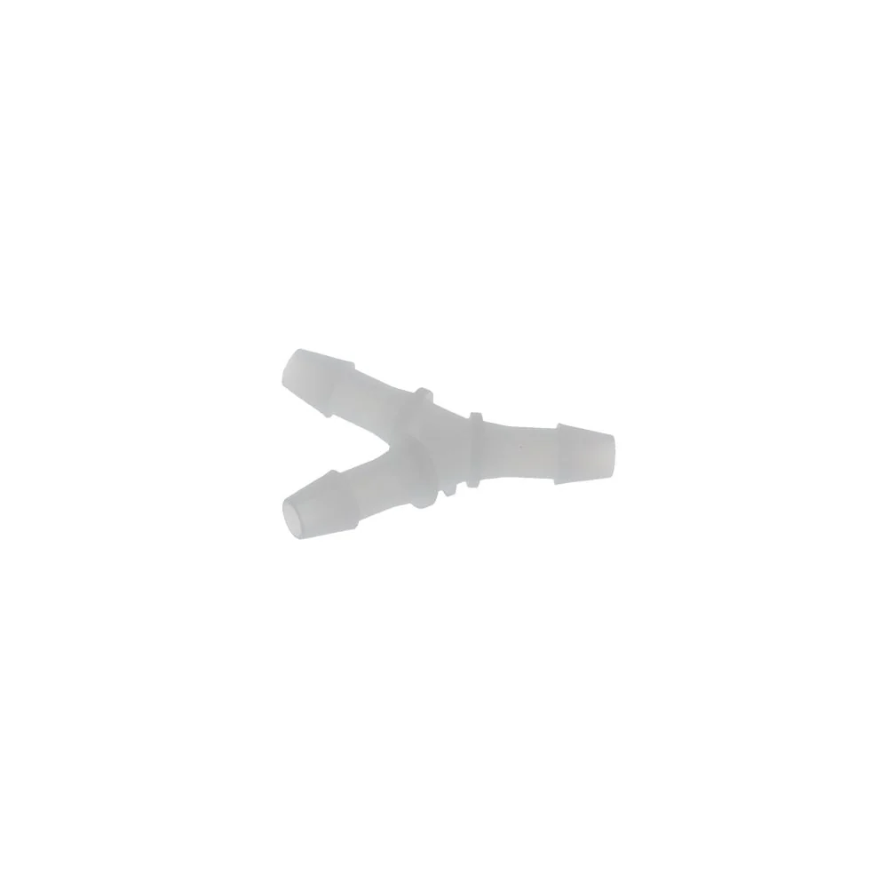 HY670 Y Fitting Natural PVDF 3/16 HB x 3/16 HB x 3/16 HB — Bag of 100