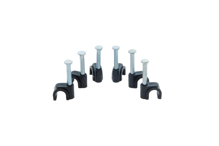 Nail-in Clip for RG59 Black 100pack