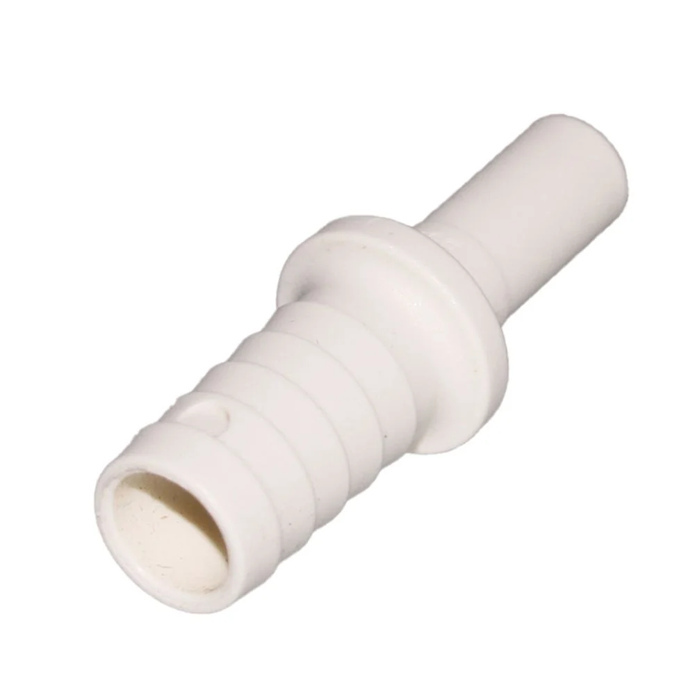 John Guest Polypro Tube to Hose - 3/8 OD Stem x 1/2 ID Barb — Bag of 10