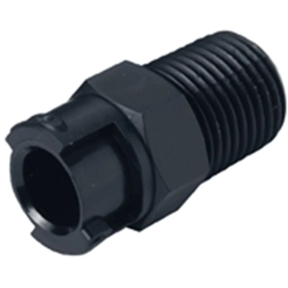 SMPT02BLK Non-Valved Male Thread Coupling Body 1/8 MPT — Bag of 50