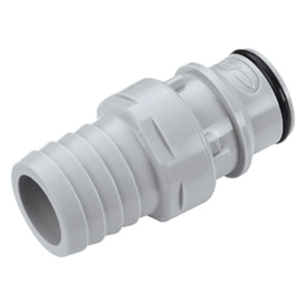 62200 NSF Valved In-Line Hose Barb Coupling Insert 3/4 ID Barb — Pack of 100