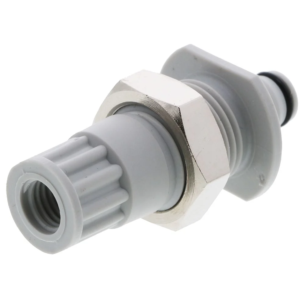 NS1D48042812 Valved In-Line Coupling Insert 1/4-28 Flat Bottom Port — Pack of 250