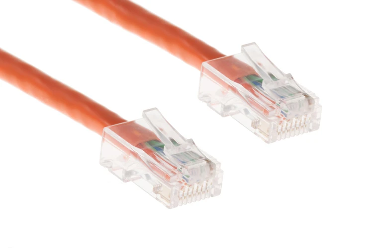 Cat6 Ethernet Patch Cable, Non-Booted, UTP, 3 ft, Orange